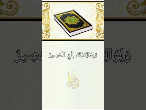 وَإِذْ قَالَ لُقْمَانُ لِابْنِهِ وَهُوَ يَعِظُهُ | القارئ أسامة عطران