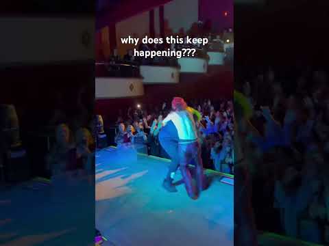 crazy fan suplexes singer into crowd