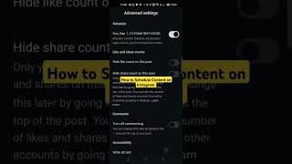 How to Schedule A Post in Instagram #howto #instagram #techtutorial #tutorial