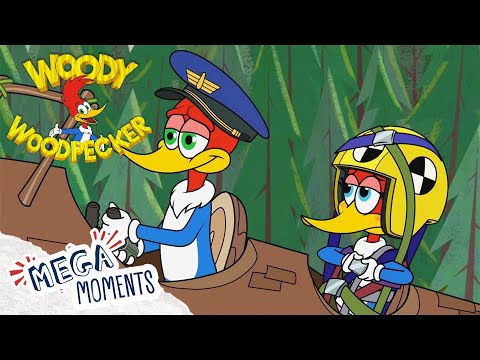 Woody the Pilot! 👨‍✈️ | Woody Woodpecker | Full Episodes | Mega Moments