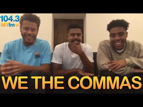 We The Commas talks "Better Days", the family-group dynamic, fear of spiders, and more!