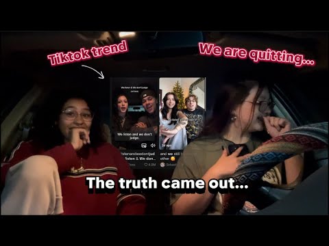 We LISTEN and we DON’T judge (we’re quitting…?) VIRAL TIKTOK TREND