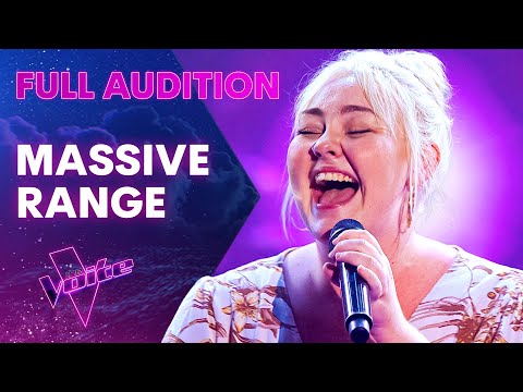 Her Insane Vocal Range Earns a 4-Chair Turn on The Voice Australia!