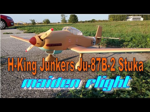 H-King Junkers Ju-87B-2 Stuka maiden flight