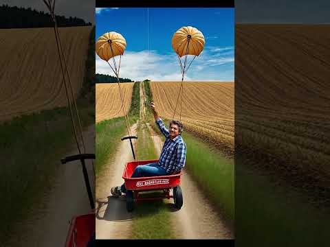 Smart farmer Driving with wind