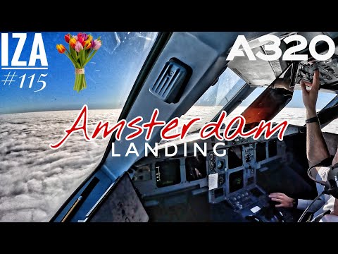 A319 AMS 🇳🇱 Amsterdam | TAKEOFF 18C | 4K Cockpit View | ATC & Crew Communications