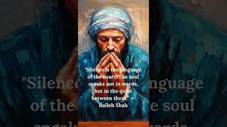 Sufi Wisdom on Silence: Bulleh Shah’s Profound Words