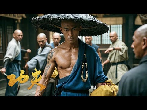 Eastern Shaolin Kung Fu! Japanese samurai wreak havoc, but Shaolin monk kills them all in one move!