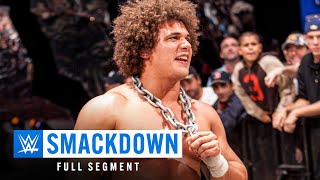 FULL SEGMENT — Carlito debuts and challenges John Cena for the U.S. Title: SmackDown, Oct. 7, 2004