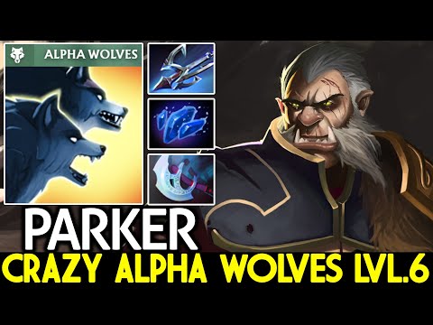 PARKER [Lycan] Crazy Alpha Wolves Lvl.6 Annoying Bite Roots Dota 2