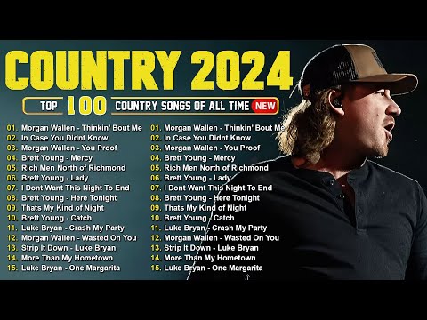 Country Music 2024 - Morgan Wallen, Luke Combs, Brett Young, Kane Brown, Luke Bryan, Chris Stapleton