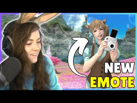 SNAPSHOT | Zepla looks at the FUJI INSTAX Collab New EMOTE [Final Fantasy XIV]