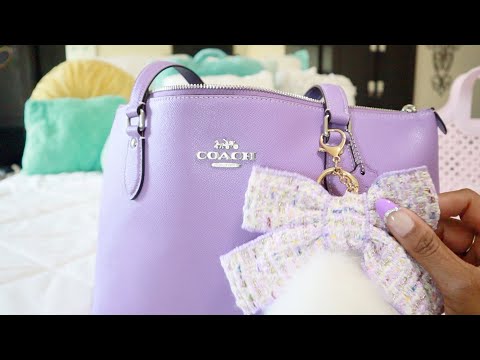 WIMB: COACH GALLERY TOTE IN LAILA "IRIS" PURPLE!!