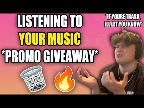 Listening to YOUR MUSIC *FREE Promo Giveaway*