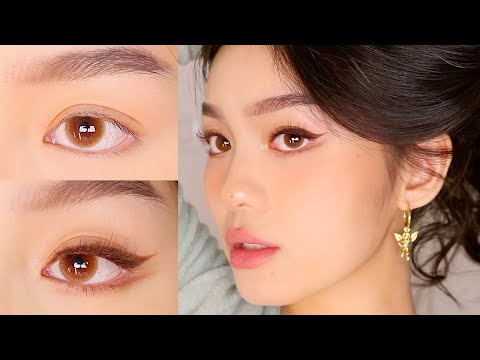 EYELIFT MAKEUP FOR DOWNTURNED EYES (HOODED ASIAN EYES) 💫 Jessica Vu