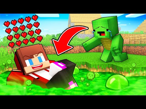 JJ Have INFINITE HEARTS and Prank Mikey in Minecraft! (Maizen)