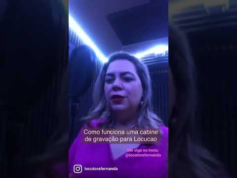 Como funciona uma cabine de gravação #cabinedelocução #locucaoparavideo #narrador #VSL #locutora