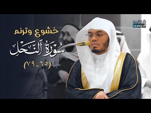 خشوع وترنم عجيب في هذه التلاوة من سورة النحل | د. ياسر الدوسري | فجر الثلاثاء 5-8-1446هـ