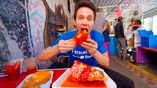 Mexican Street Food!! 🌶️ SPICY DROWNED SANDWICHES in Guadalajara, Mexico!!