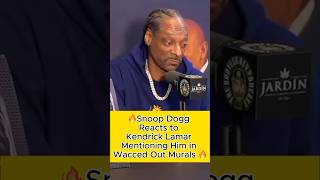 🔥Snoop Dogg Reacts to Kendrick Lamar Mentioning Him in 'Wacced Out Murals' 🔥