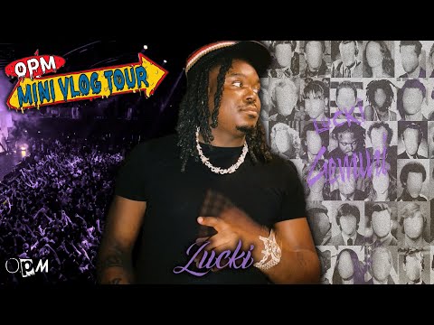 Lucki Gemini Tour LIVE in Miami Vlog | Lucki’s Health, Veeze, Fans Rush The Stage