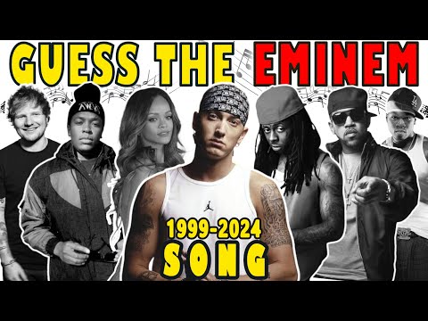 Guess the Eminem Songs | 1999 - 2024 | Music Quiz Challenge 🎤