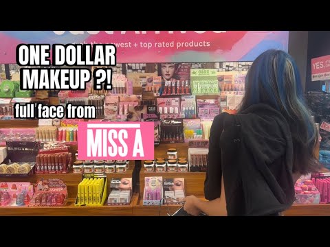 FULL FACE OF SHOP MISS A MAKEUP