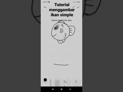 tutorial menggambar ikan mudah sekali