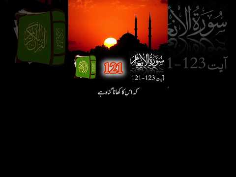 Surat al-an'nam #shorts (urdu translation ayet 21-23)