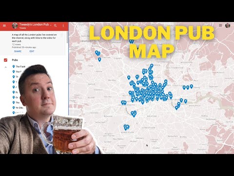 Tweedy's London Pub Map