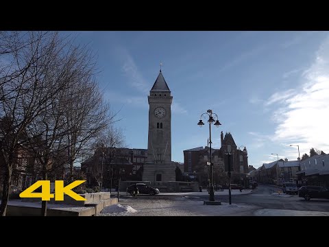 Leek Walk: Town Centre【4K】