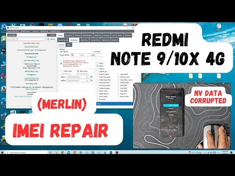 xiaomi redmi note 9 merlin/redmi 10x 4g imei repair/nv data corrupted