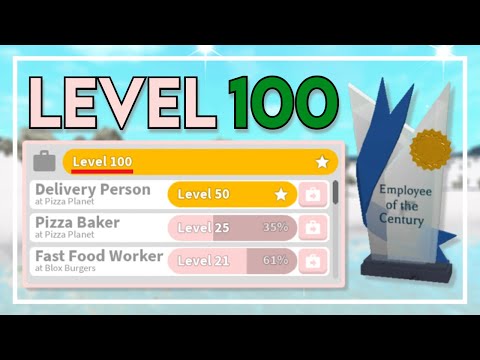 How To Reach Work LEVEL 100 in Bloxburg | Maximum Work XP (Roblox)