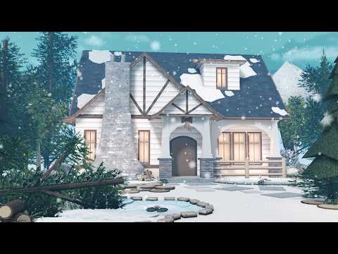 Building a Winter House in Bloxburg w/ Anix & Faulty