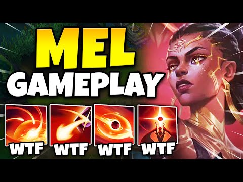 NEW CHAMP MEL IS THE MOST BROKEN CHAMP EVER RELEASED! (SHE CAN REFLECT ABILITIES)