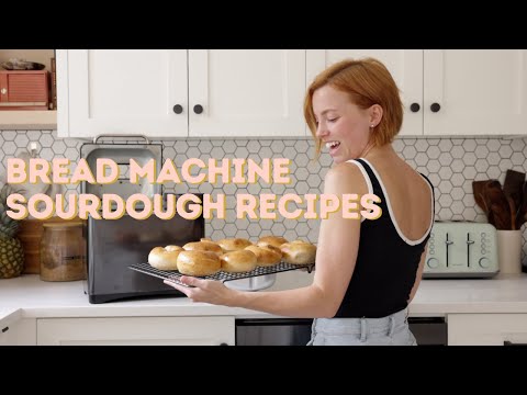 Sourdough Bread Machine Recipes | focaccia, sandwich loaf, bagels...