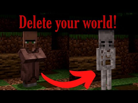 If a Villager acts unusual, Kill him before he turns into this! (Minecraft Creepypasta)