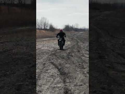 Kyle learning how to wheelie!