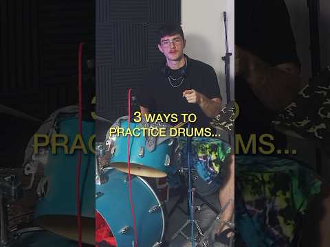 3 ways to practice drums… #drums #drummer #drumpractice #beginnerdrummer #musician #drumtips