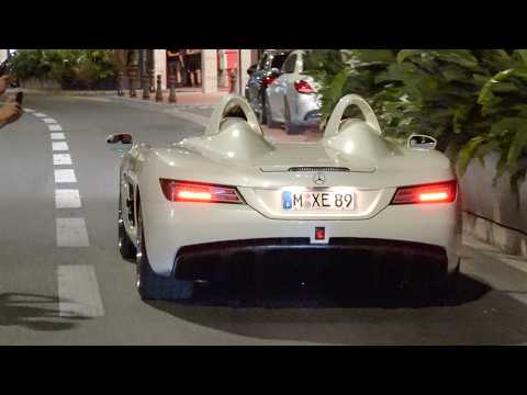 Supercars in Monaco at Night! SLR McLaren, F8 Fi, 992 GT3 RS, Chiron SuperSport, 599 GTO, Ford GT