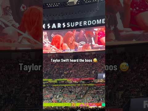 Taylor Swift Boo’d at #superbowl game. #taylorswift #kansascitychiefs