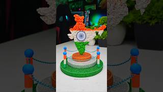 Diy Republic day craft model idea 🇮🇳 Republic day 26 January craft making 🇮🇳 Jai hind #shorts #short