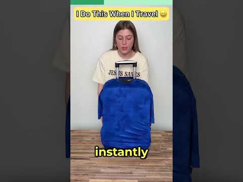 Simple Travel Trick to Keep Your Suitcase Safe! #shorts