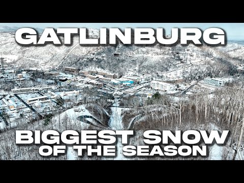 Gatlinburg, Tennessee: THE BIGGEST SNOW OF THE SEASON!!! *Six Inches Reported At Anakeesta*