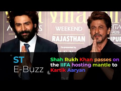 Shah Rukh Khan passes on the IIFA hosting mantle to Kartik Aaryan