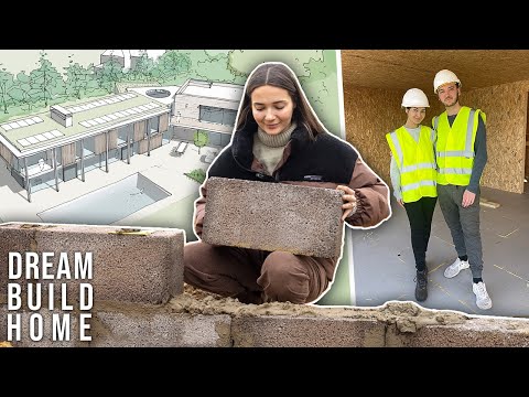 BUILDING MY DREAM HOME IN THE UK! The Garage Is BUILT & Learning To Brick Lay!