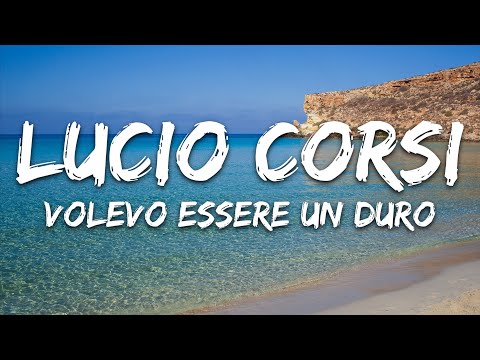 Lucio Corsi - Volevo essere un duro (Sanremo 2025) [Testo/Lyrics]