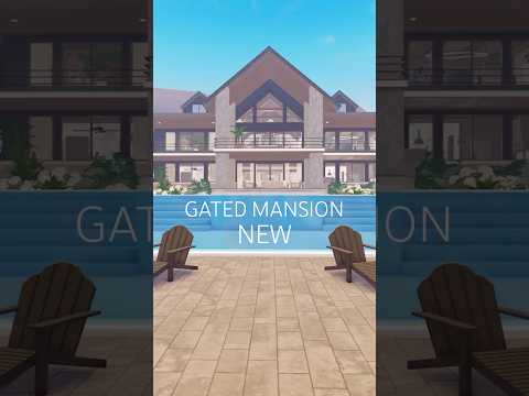 THE NEW GATED MANSION IN BERRY AVE 🏠 ✨ #berryave #berryavenueupdate #berryavenue #roblox