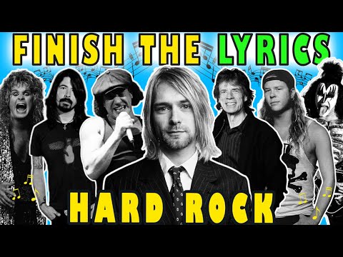 Finish the Lyrics Hard Rock Hits 🎶 Ultimate Hard Rock Music Quiz