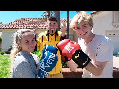 BOXING MY GIRLFRIEND!! (PAINFUL)